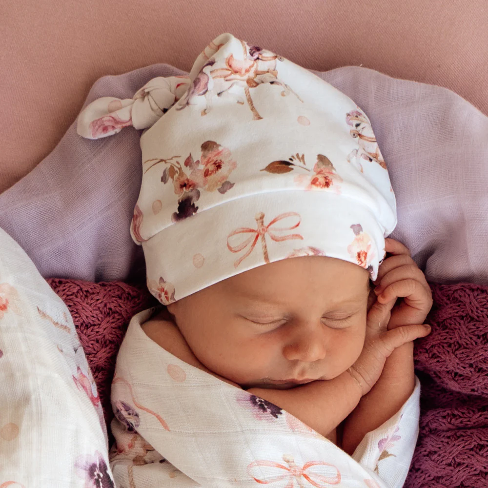 Carousel Organic Knotted Beanie - Image 4