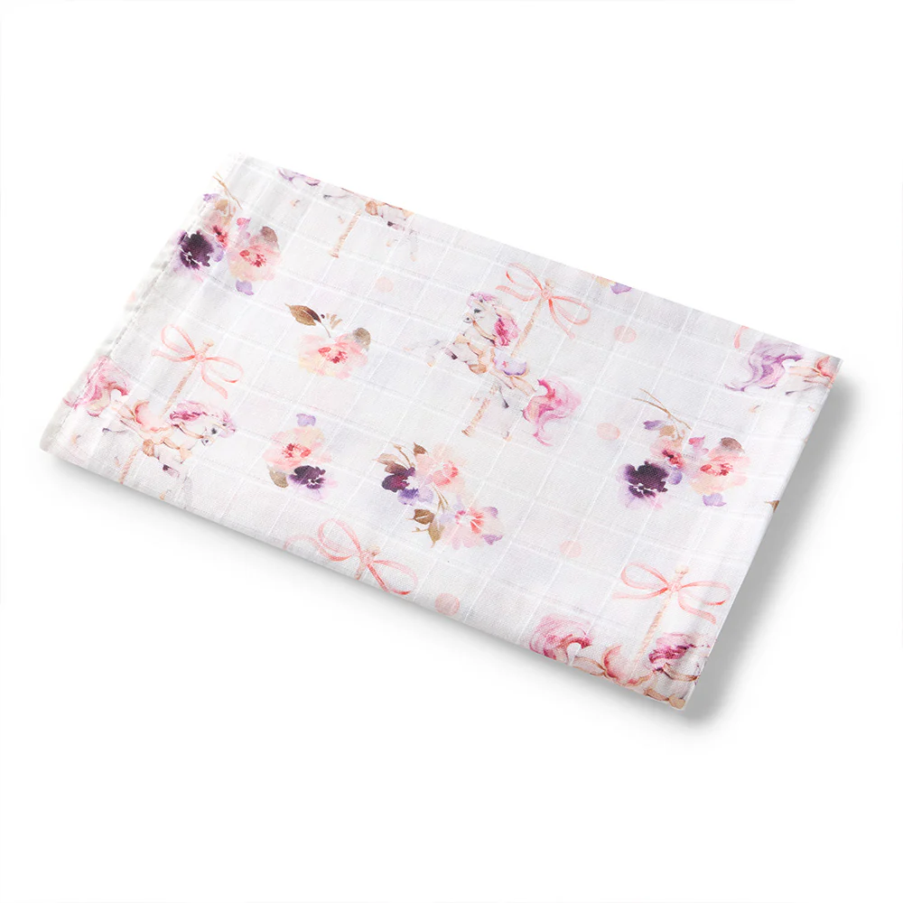 Carousel Organic Muslin Wrap - Image 2
