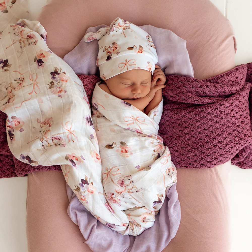 Carousel Organic Muslin Wrap - Image 3