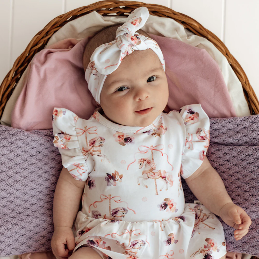 Carousel Short Sleeve Organic Dress - Image 11
