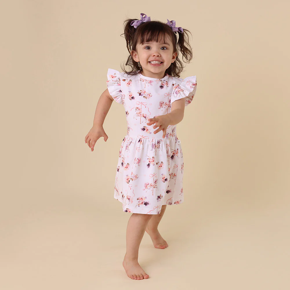 Carousel Short Sleeve Organic Dress - Image 18