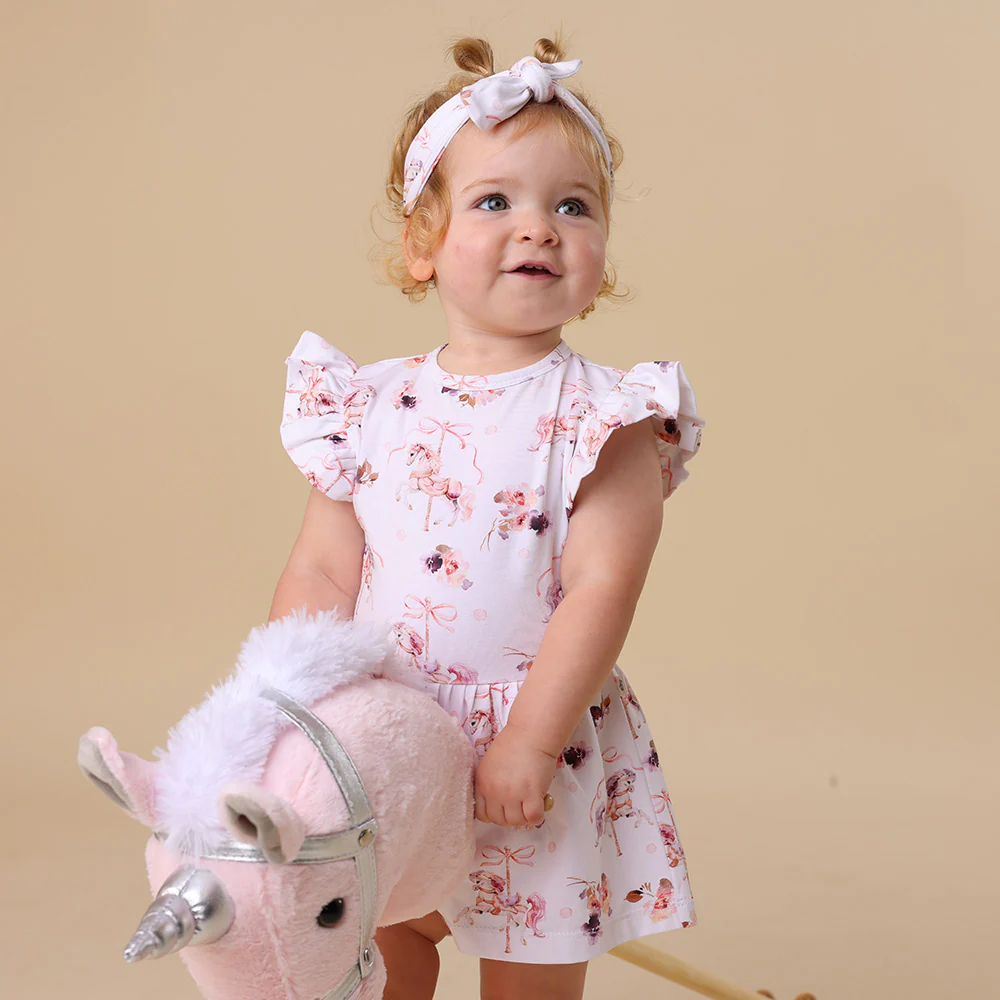 Carousel Short Sleeve Organic Dress - Image 23