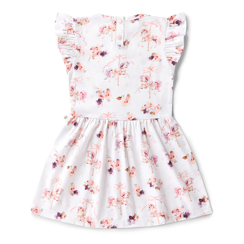 Carousel Short Sleeve Organic Dress - Image 25
