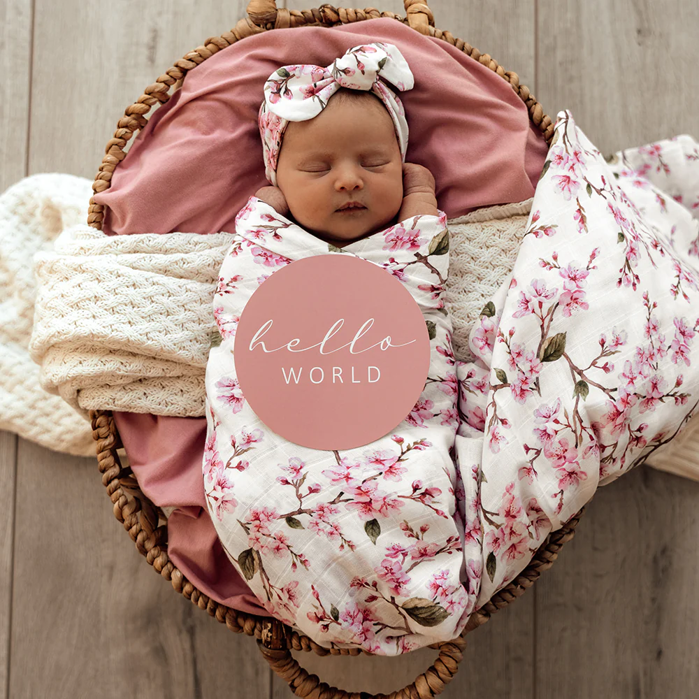 Cherry Blossom & Jewel Reversible Milestone Cards - Image 3