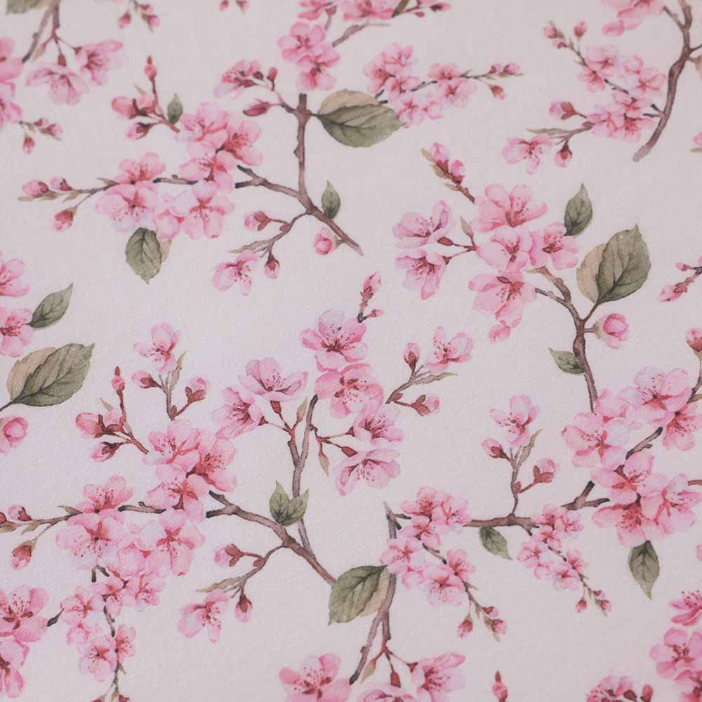 Cherry Blossom Organic Bassinet Sheet / Change Pad Cover - Image 9