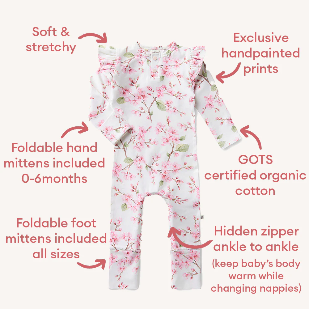 Cherry Blossom Organic Growsuit - Image 4