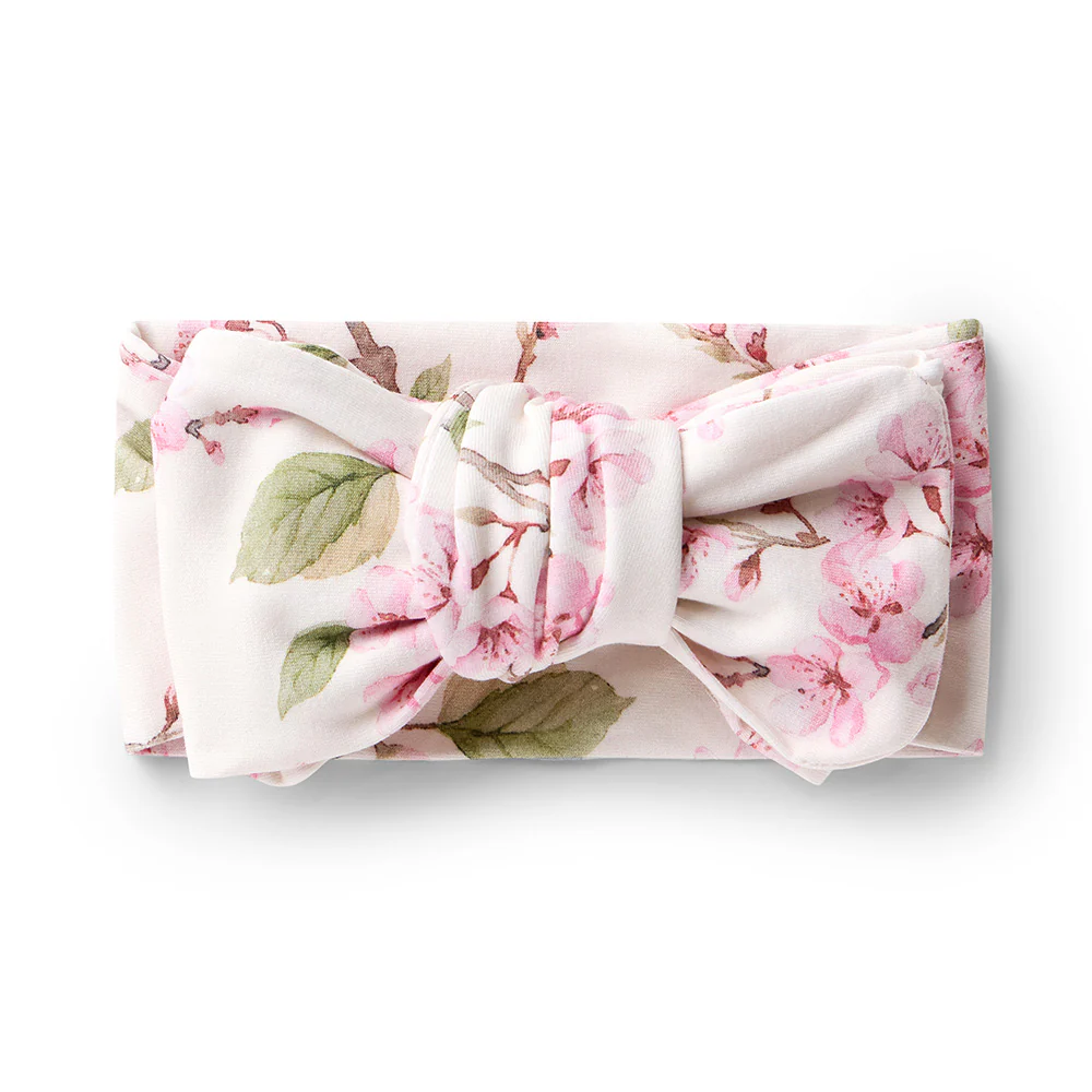 Cherry Blossom Organic Oversized Bow - Image 2