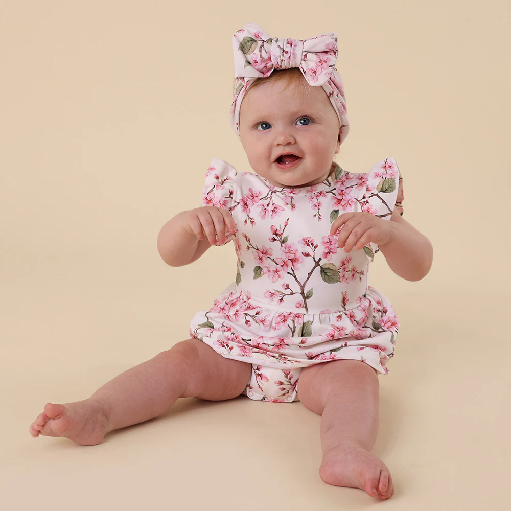 Cherry Blossom Organic Oversized Bow - Image 8