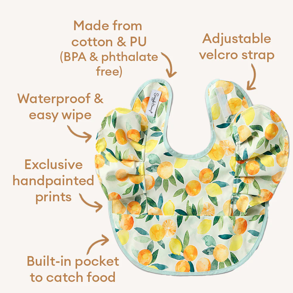 Citrus Squeeze Frill Snuggle Bib - Image 4
