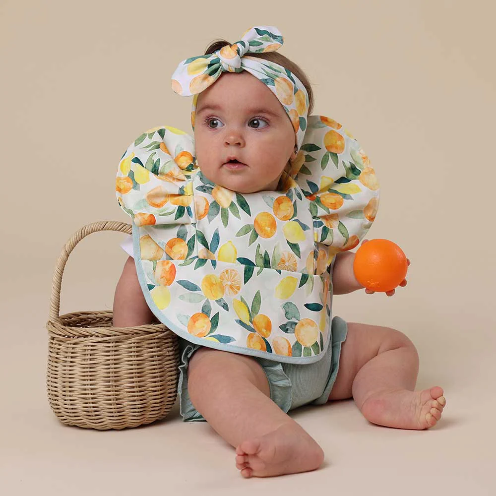 Citrus Squeeze Frill Snuggle Bib - Image 6