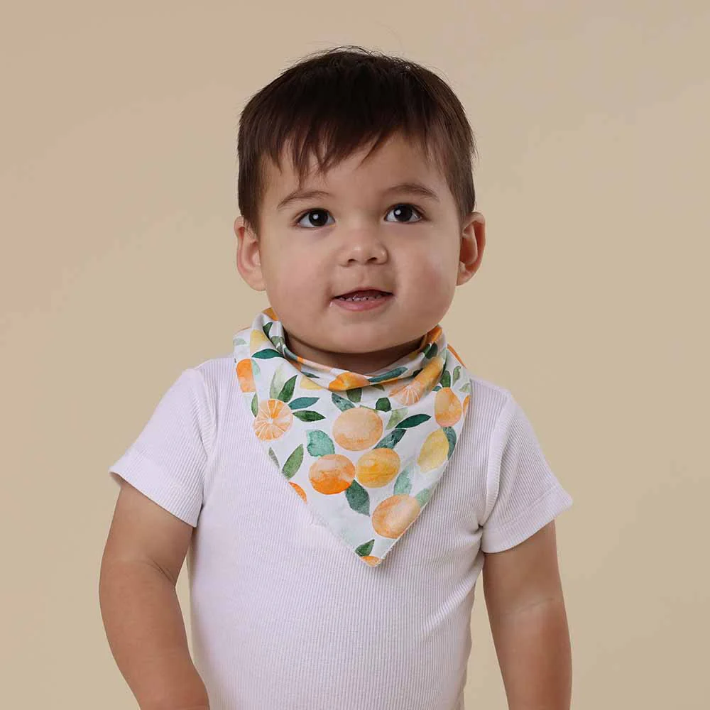 Citrus Squeeze Organic Dribble Bib - Image 3