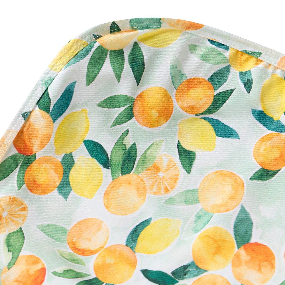Citrus Squeeze Organic Jersey Wrap & Beanie Set - Image 6