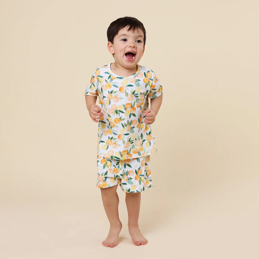 Citrus Squeeze Organic Kids PJ Set - Image 4
