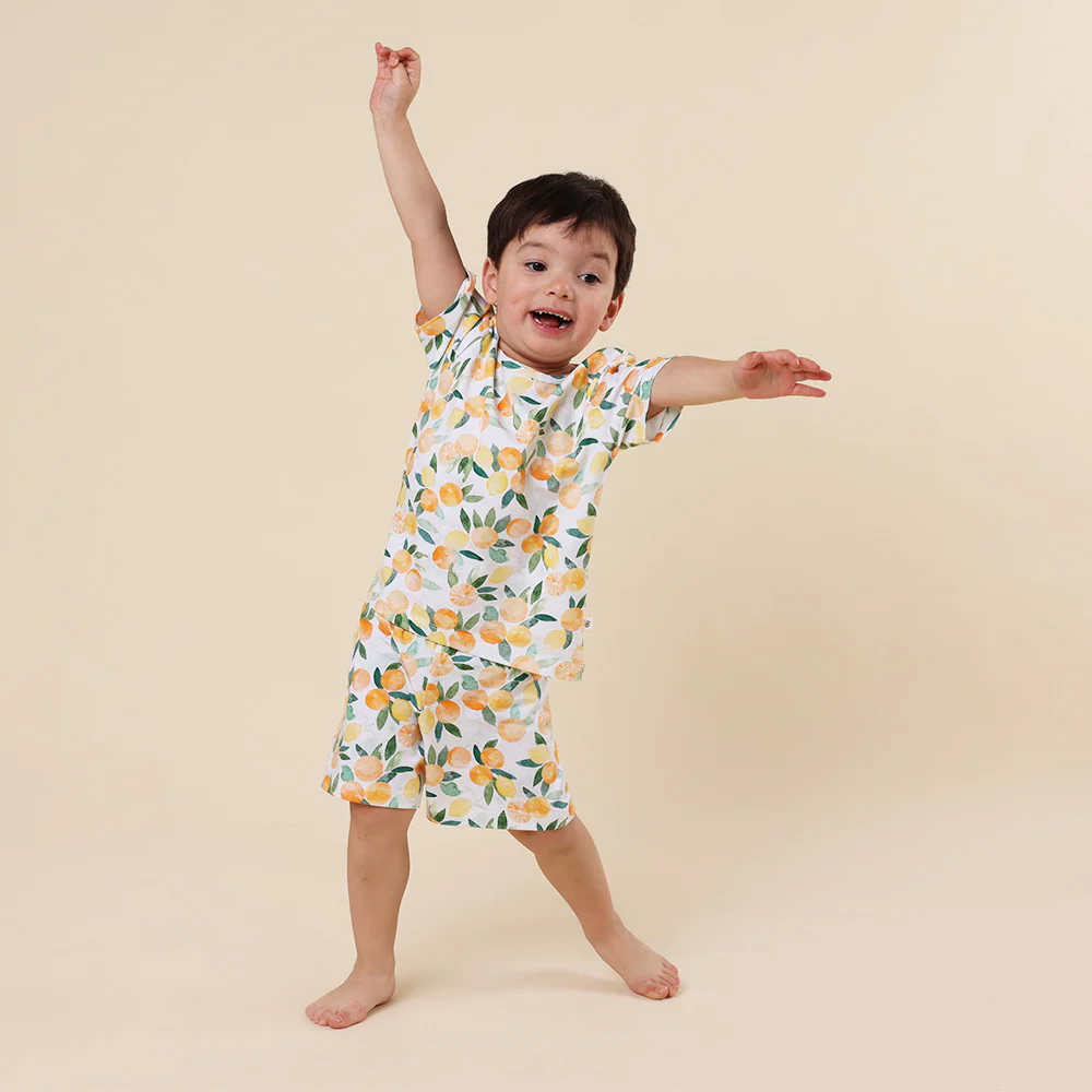 Citrus Squeeze Organic Kids PJ Set - Image 5