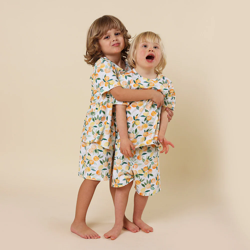 Citrus Squeeze Organic Kids PJ Set - Image 8