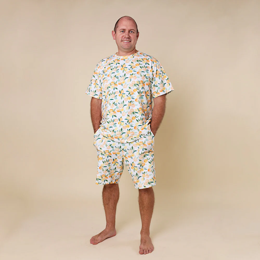 Citrus Squeeze Organic Mens PJ Set - Image 8