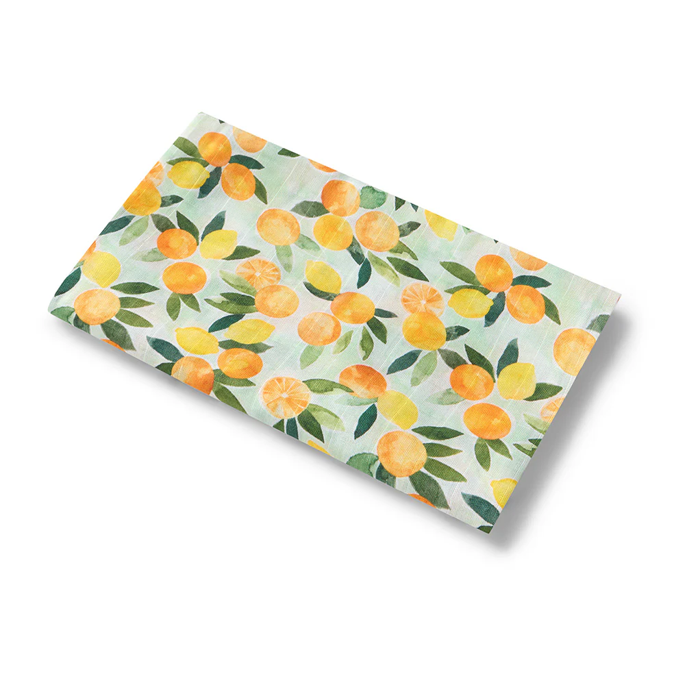 Citrus Squeeze Organic Muslin Wrap - Image 2