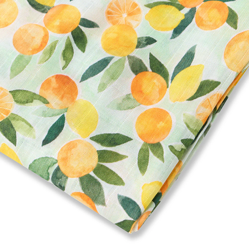 Citrus Squeeze Organic Muslin Wrap - Image 5