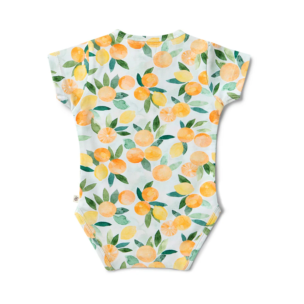 Citrus Squeeze Short Sleeve Organic Bodysuit - Image 7