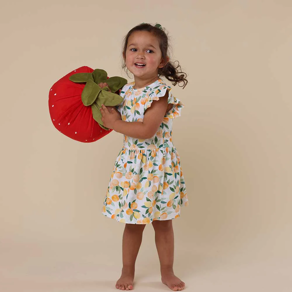 Citrus Squeeze Short Sleeve Organic Dress - Image 10