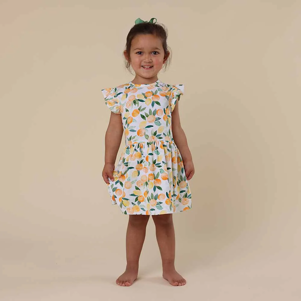 Citrus Squeeze Short Sleeve Organic Dress - Image 11