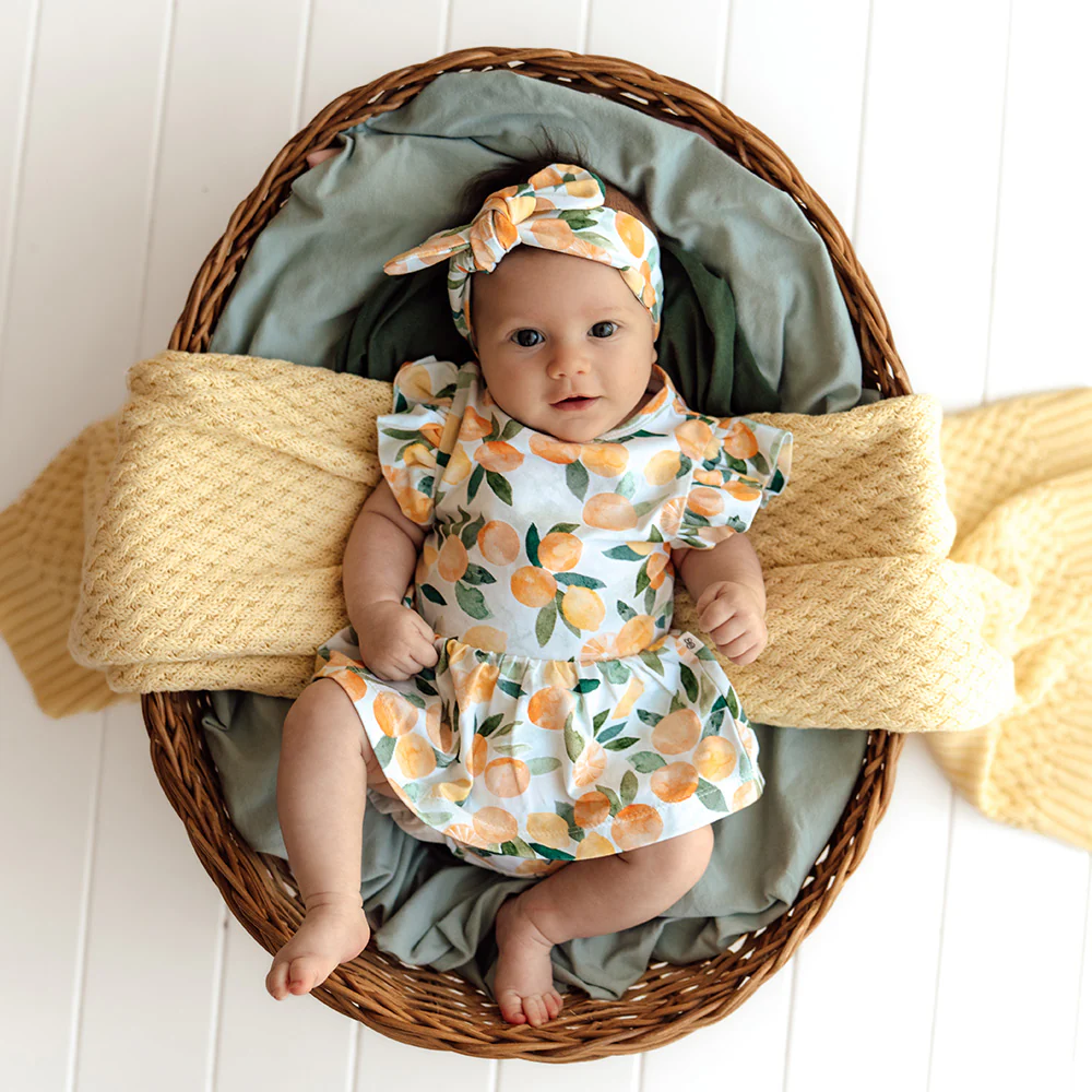 Citrus Squeeze Short Sleeve Organic Dress - Image 3