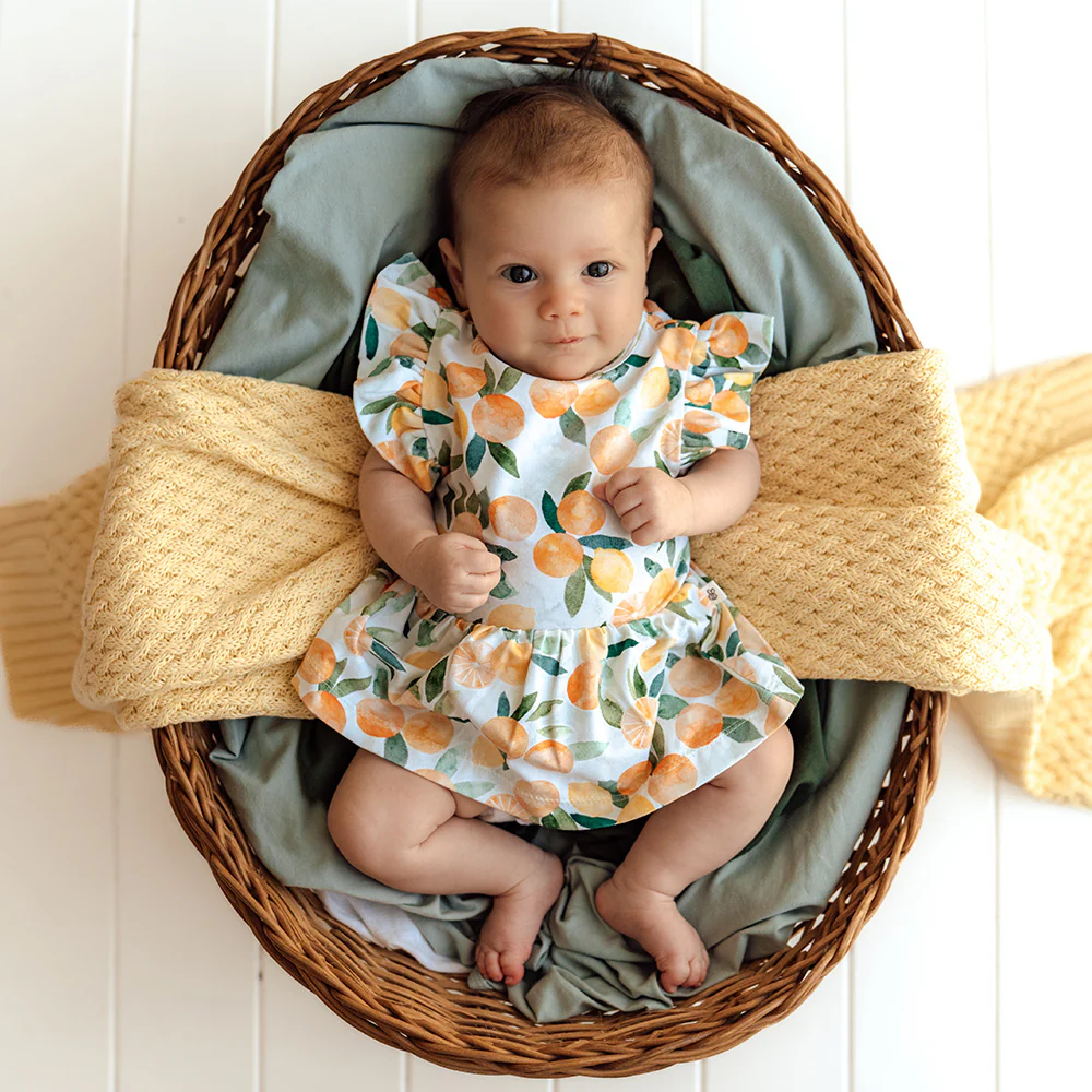 Citrus Squeeze Short Sleeve Organic Dress - Image 7