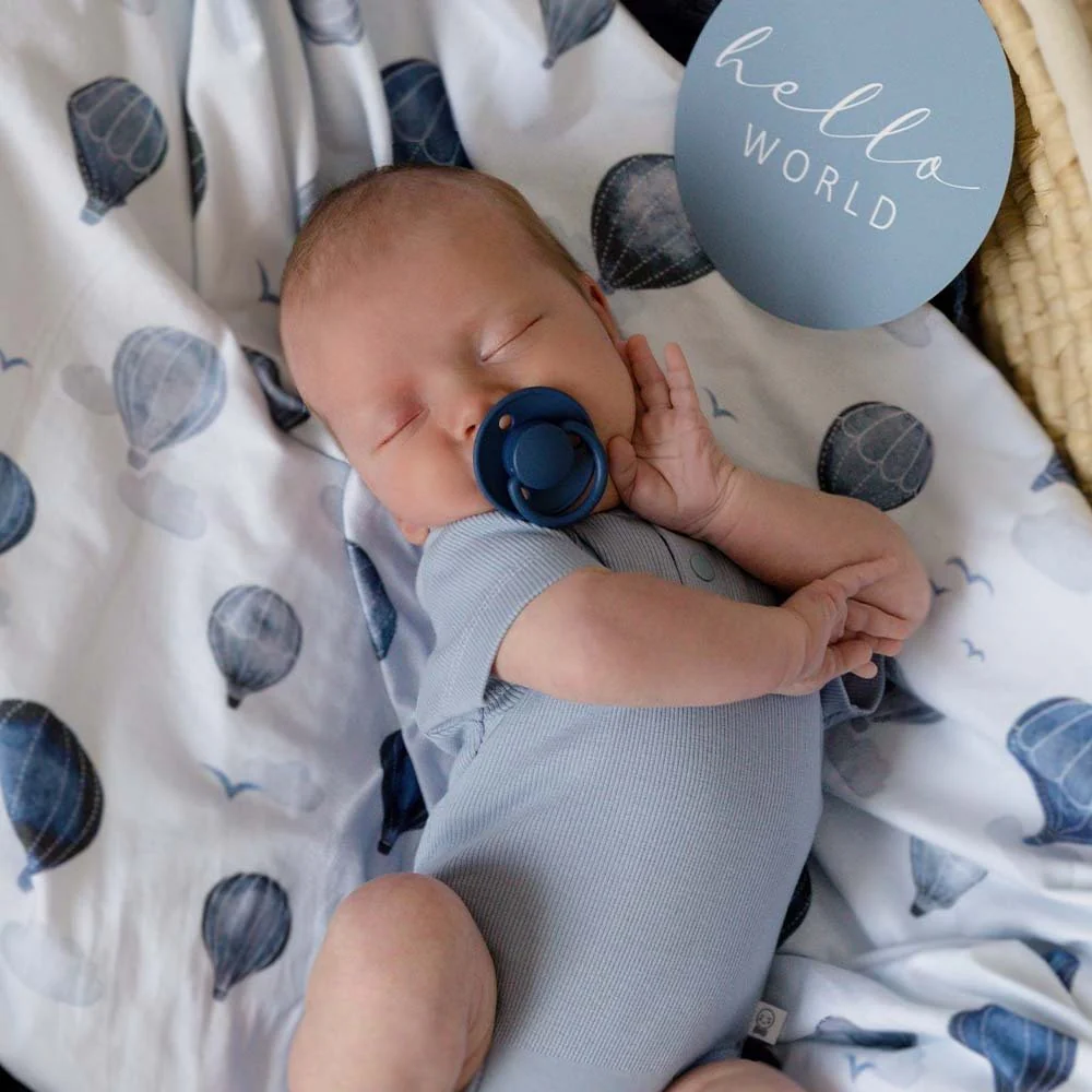Cloud Chaser Organic Jersey Wrap & Beanie Set - Image 10