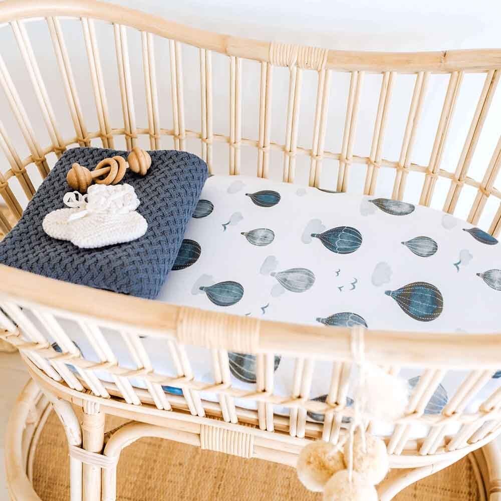 Cloud Chaser Organic Bassinet Sheet / Change Pad Cover - Image 5