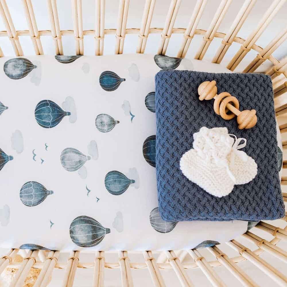 Cloud Chaser Organic Bassinet Sheet / Change Pad Cover - Image 6