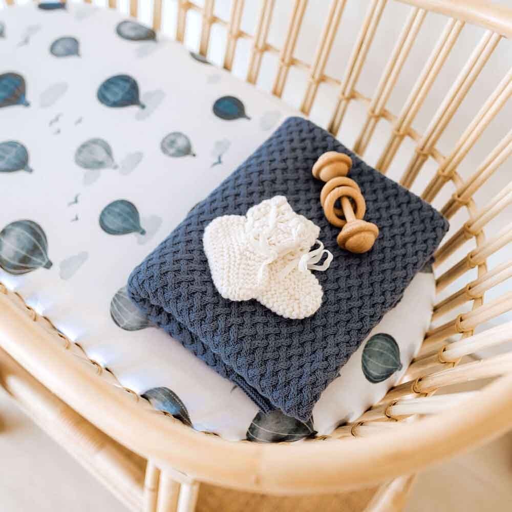 Cloud Chaser Organic Bassinet Sheet / Change Pad Cover - Image 7