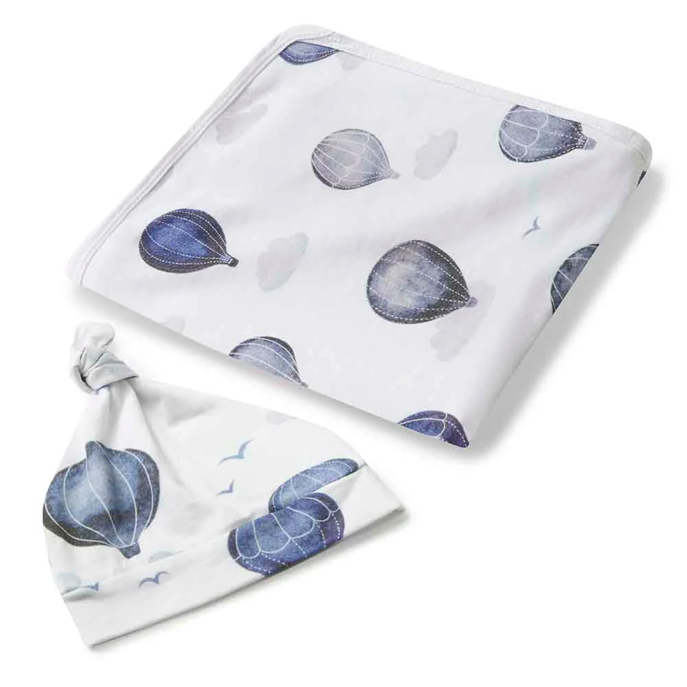 Cloud Chaser Jersey Wrap Birth Announcement Set - Image 2