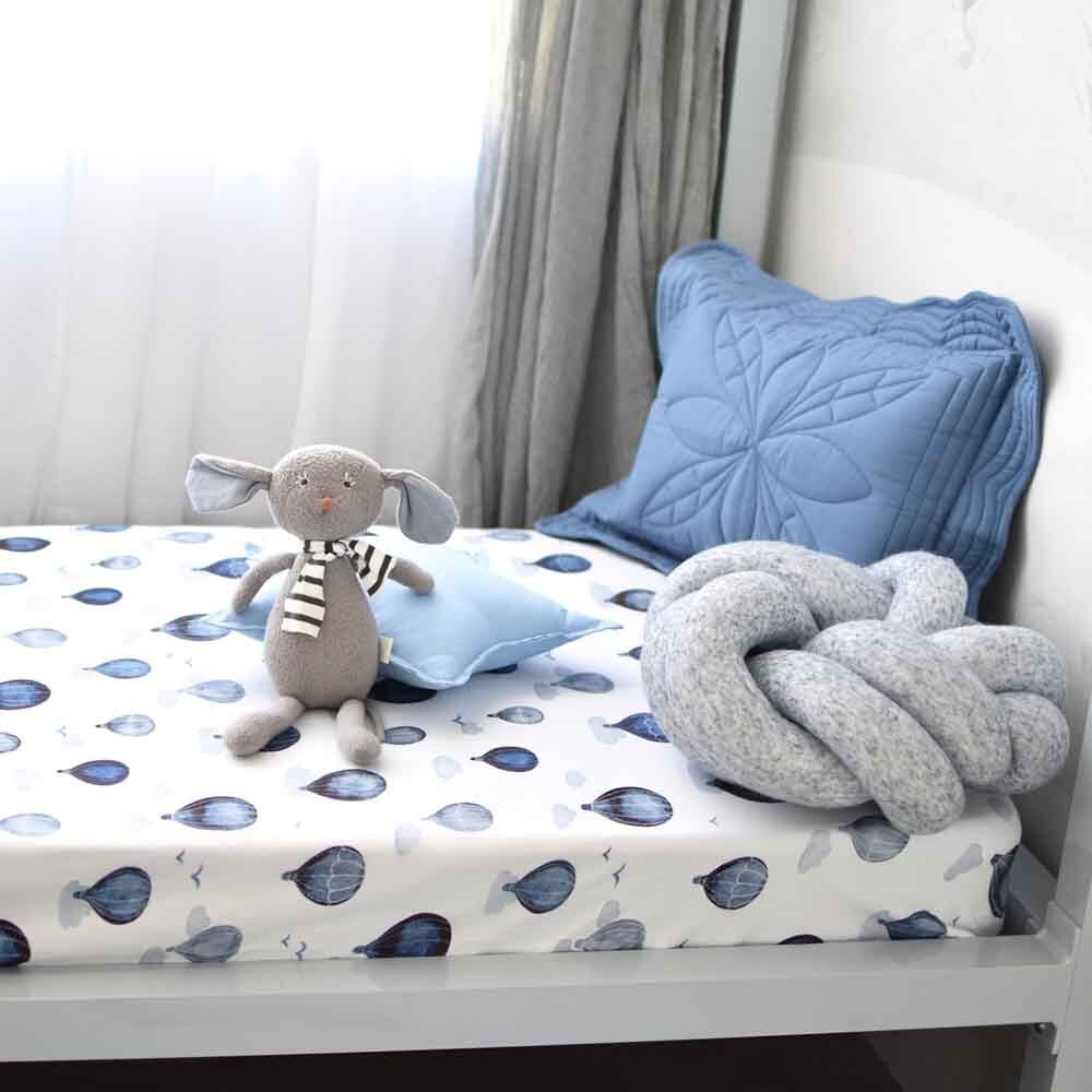 Cloud Chaser Organic Fitted Cot Sheet - Image 7