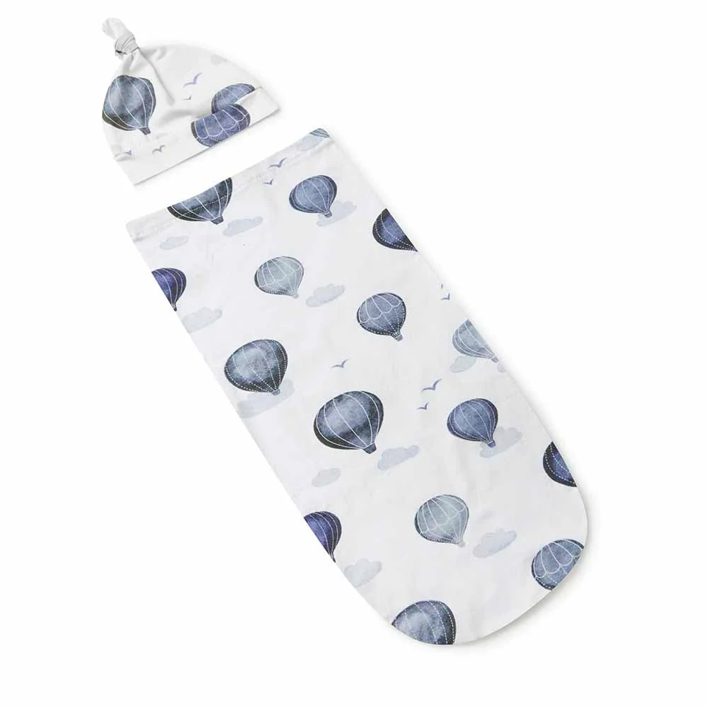 Cloud Chaser Snuggle Swaddle Birth Announcement Set - Image 2
