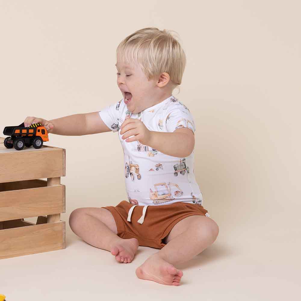 Diggers & Tractors Short Sleeve Organic Bodysuit - Image 11