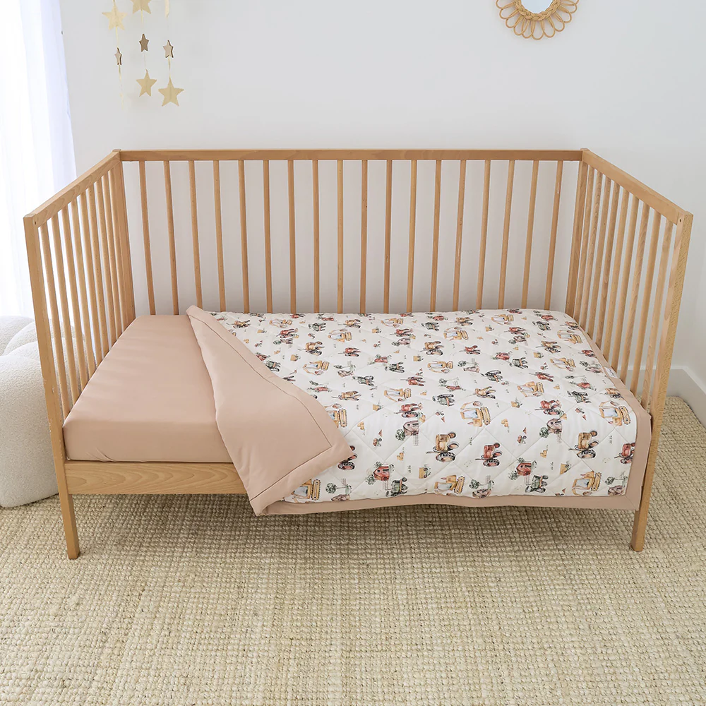 Diggers & Tractors Organic Cotton Cot Comforter - Image 6