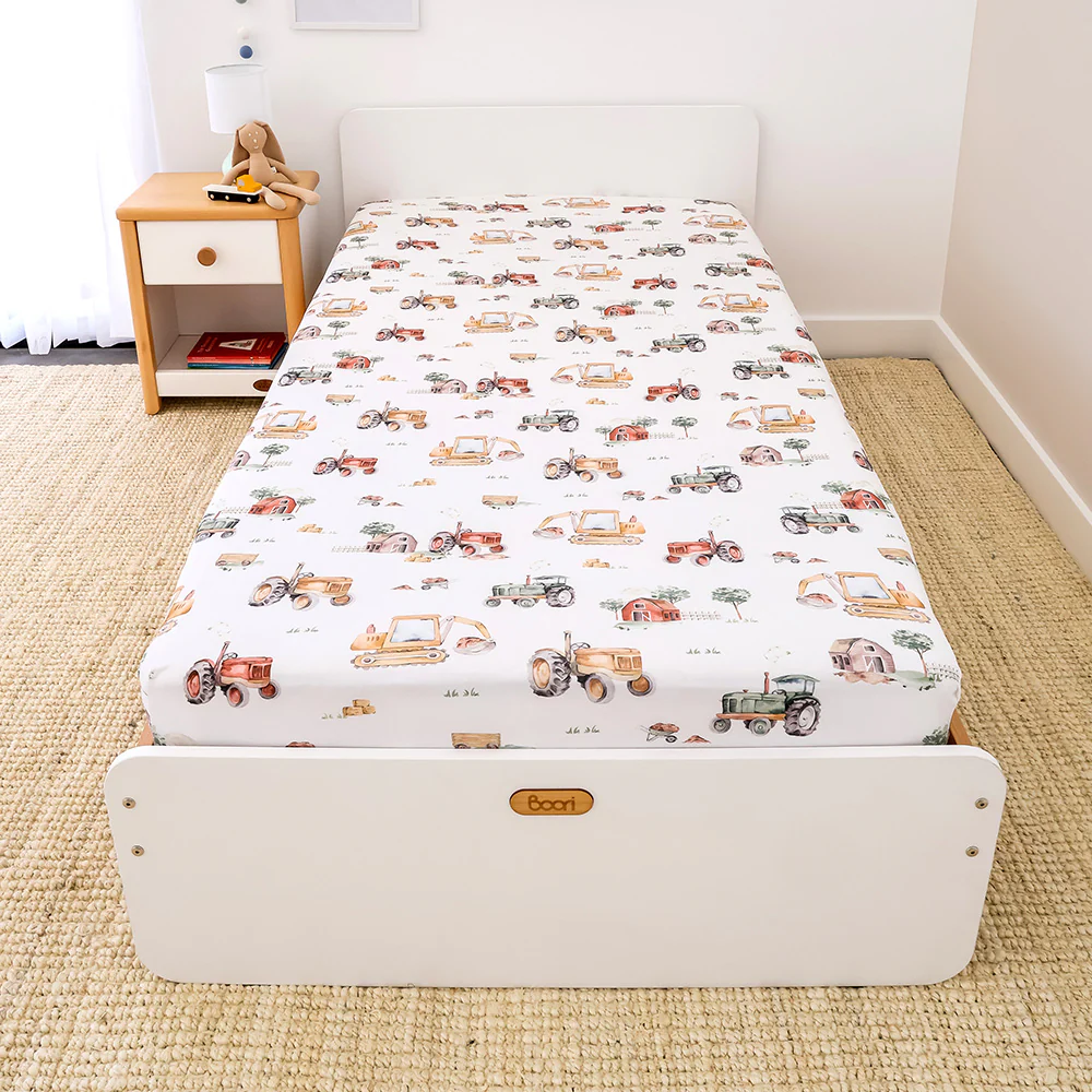 Diggers & Tractors Organic Cotton Fitted Sheet - Image 5