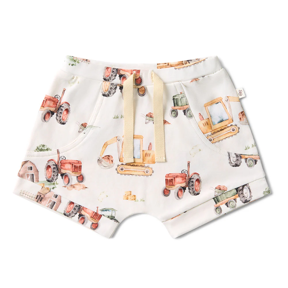 Diggers & Tractors Organic Shorts - Image 2