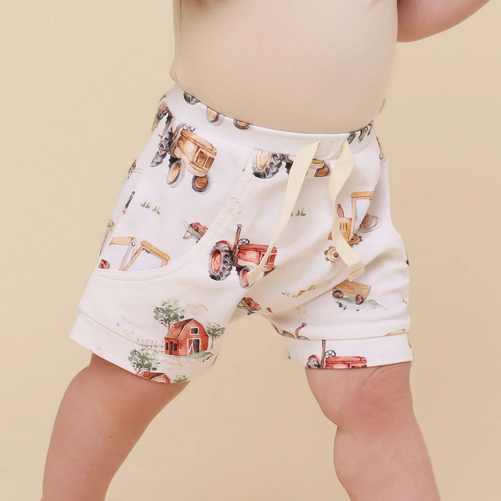 Diggers & Tractors Organic Shorts - Image 3
