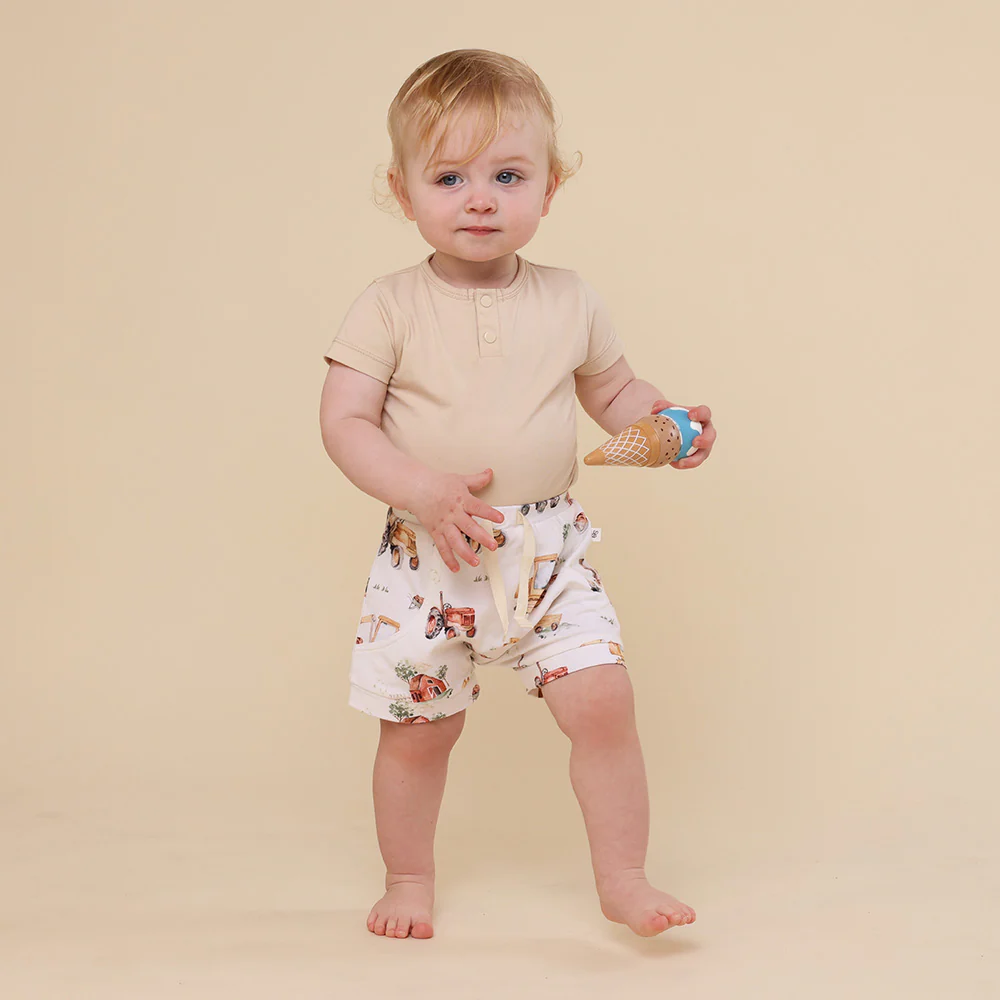 Diggers & Tractors Organic Shorts - Image 4