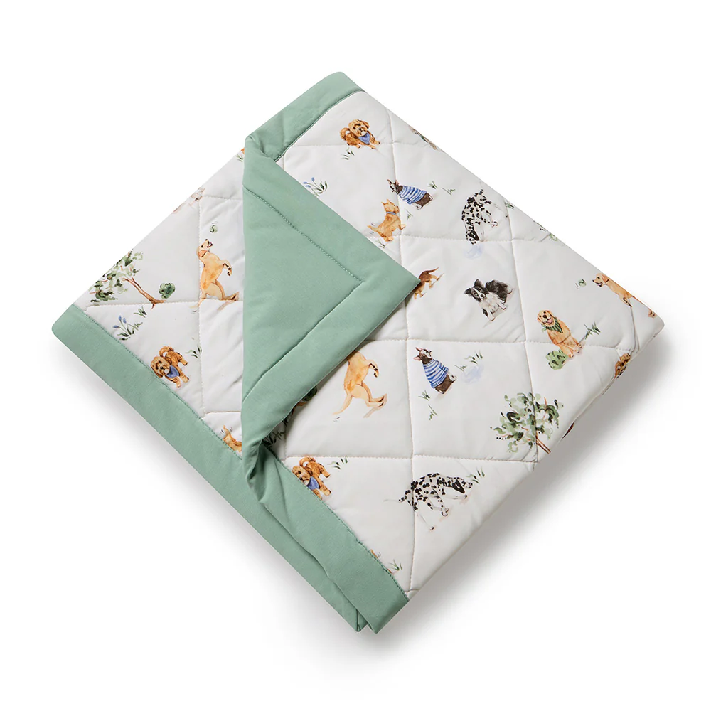 Dog Park Organic Cotton Cot Comforter - Image 2