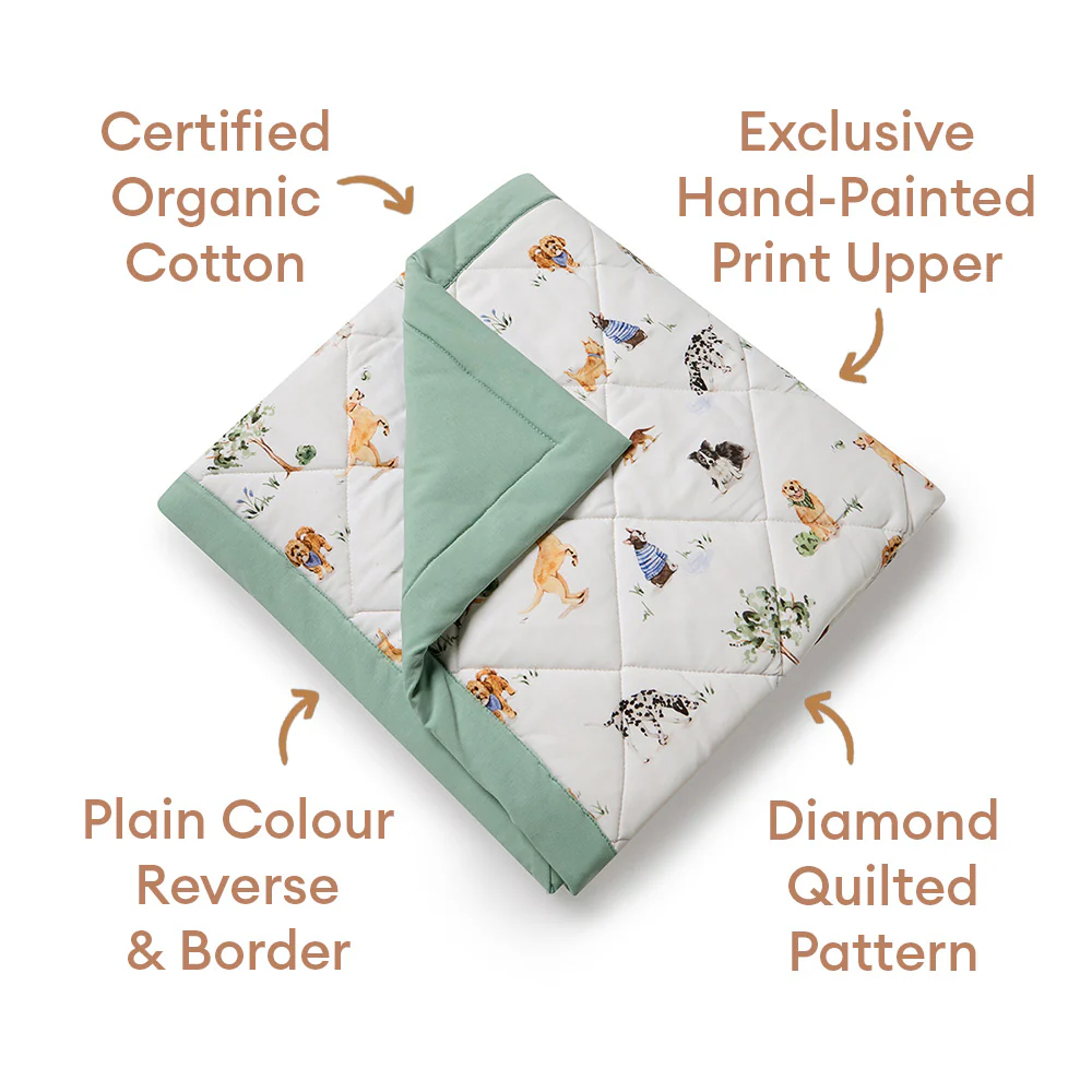 Dog Park Organic Cotton Cot Comforter - Image 5