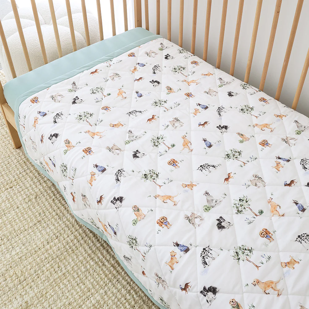 Dog Park Organic Cotton Cot Comforter - Image 6
