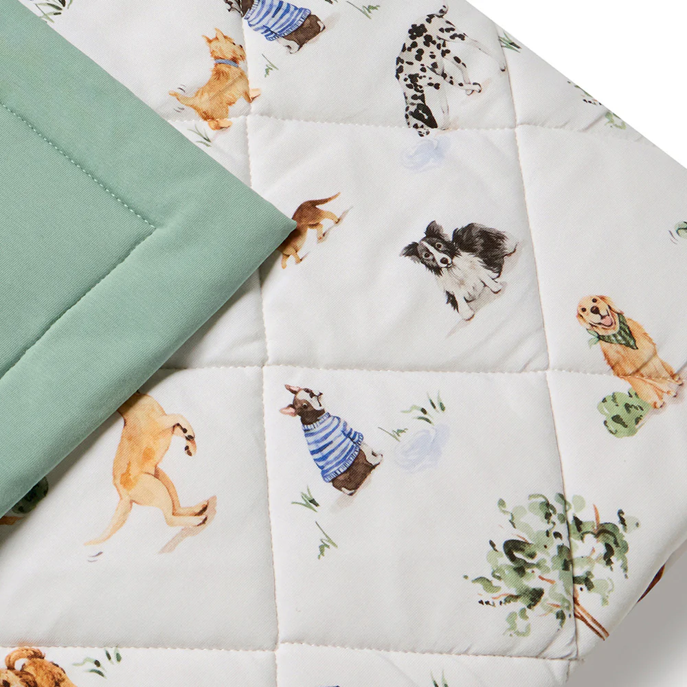 Dog Park Organic Cotton Cot Comforter - Image 8