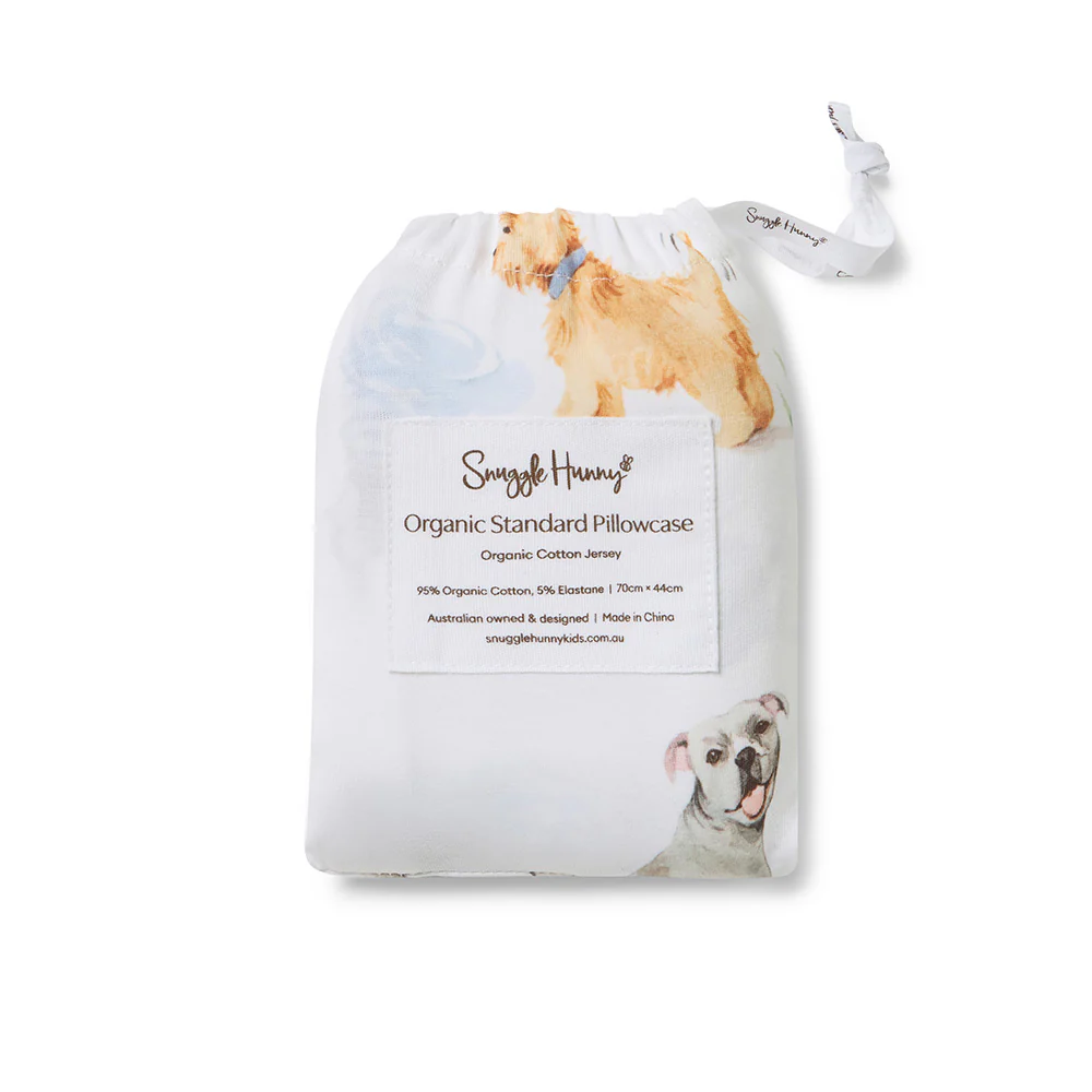 Dog Park Organic Cotton Single Pillowcase - Image 6