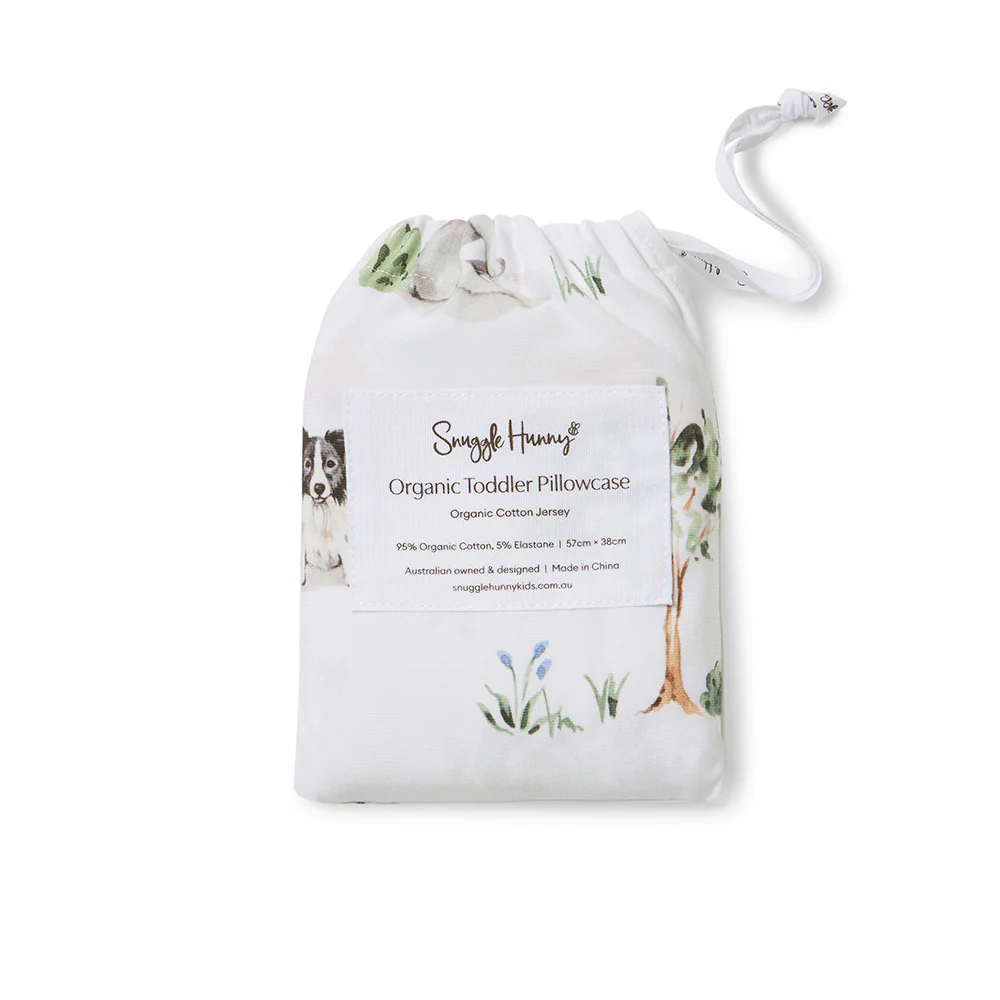 Dog Park Organic Cotton Toddler Pillowcase - Image 5