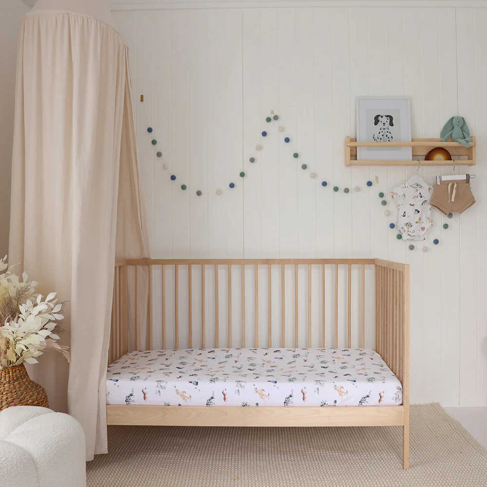 Dog Park Organic Fitted Cot Sheet - Image 6