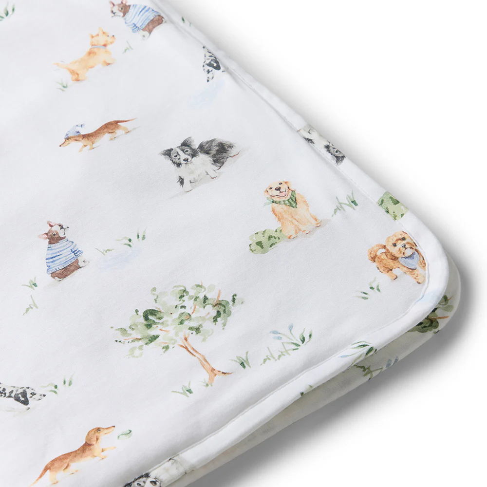 Dog Park Organic Hooded Baby Towel - Image 4