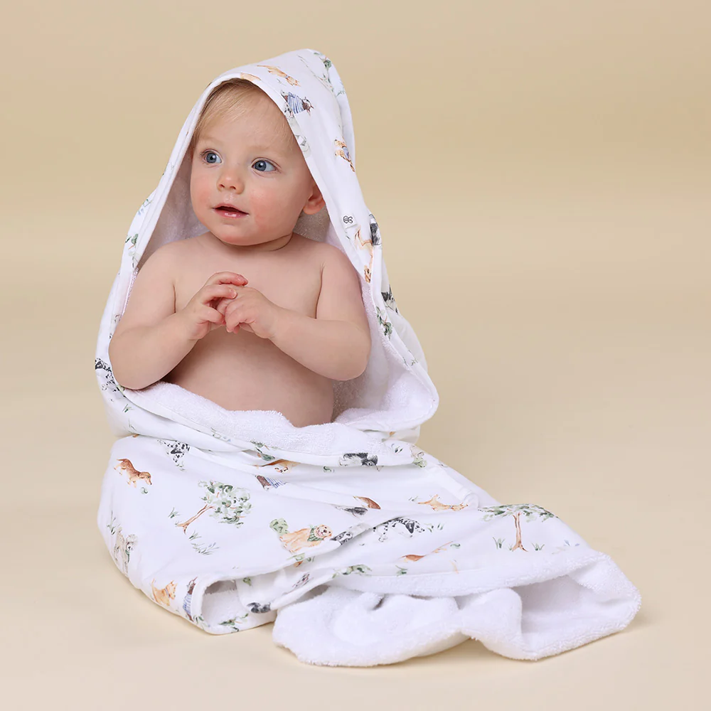 Dog Park Organic Hooded Baby Towel - Image 5
