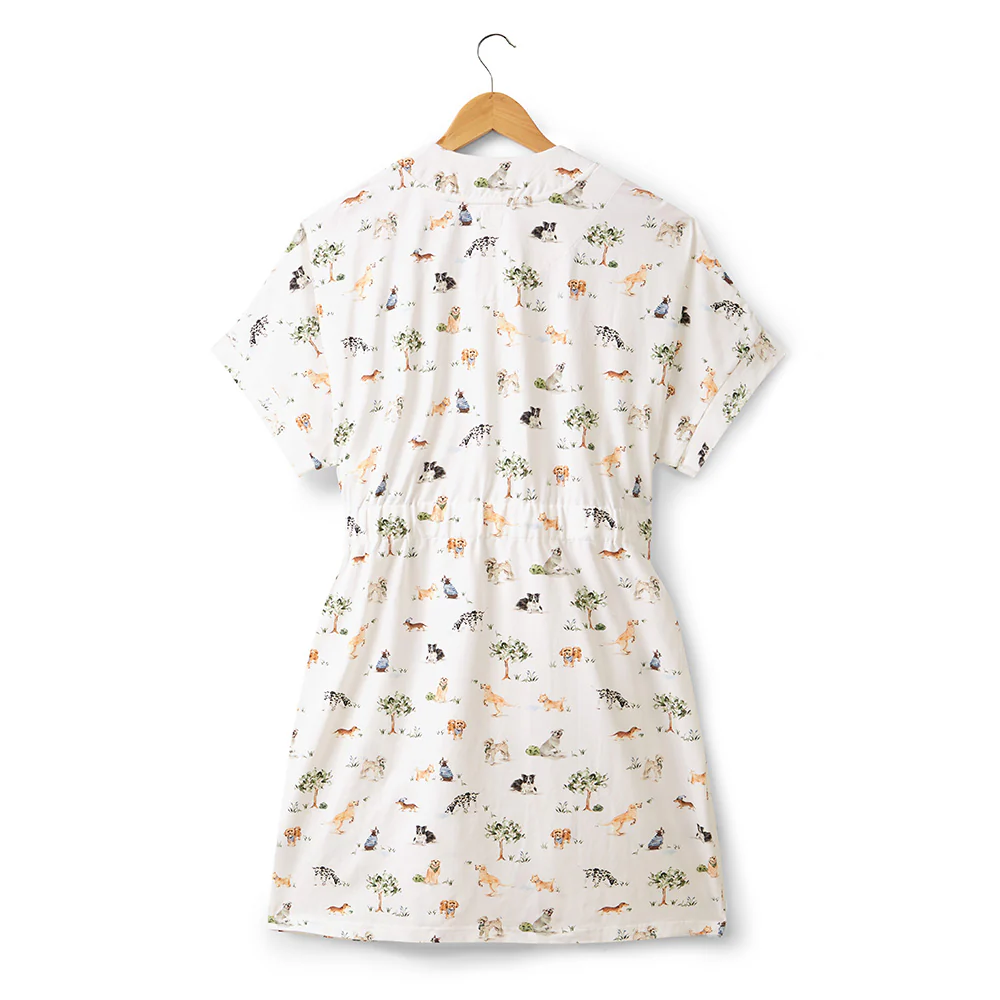 Dog Park Organic Maternity Robe - Image 4